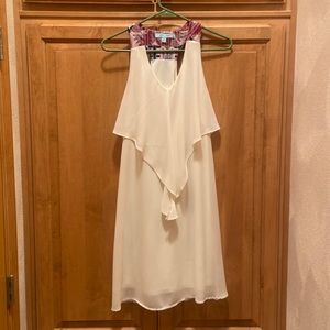 White boutique dress, worn a few times, flowy